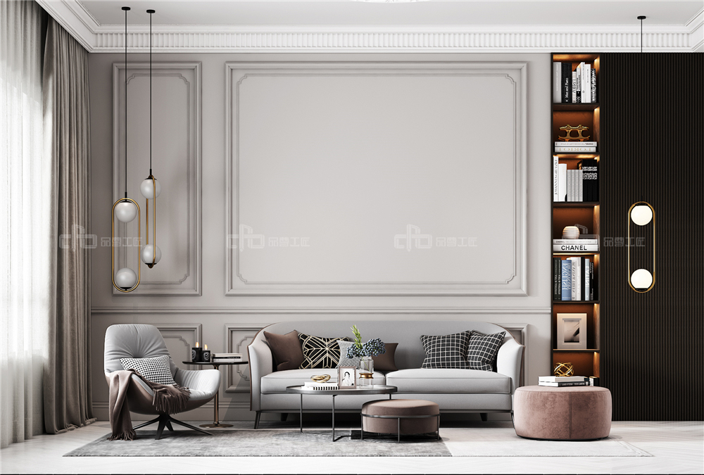 護墻板有哪些款式造型呢?(圖1) 整木定制,全屋定制