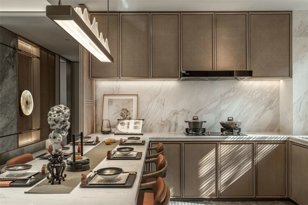 整木定制新中式風格，125㎡樣板房賞析(圖14)