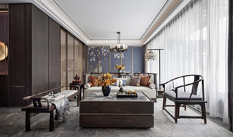 345㎡新中式整木定制別墅，中式宅院設(shè)計案例