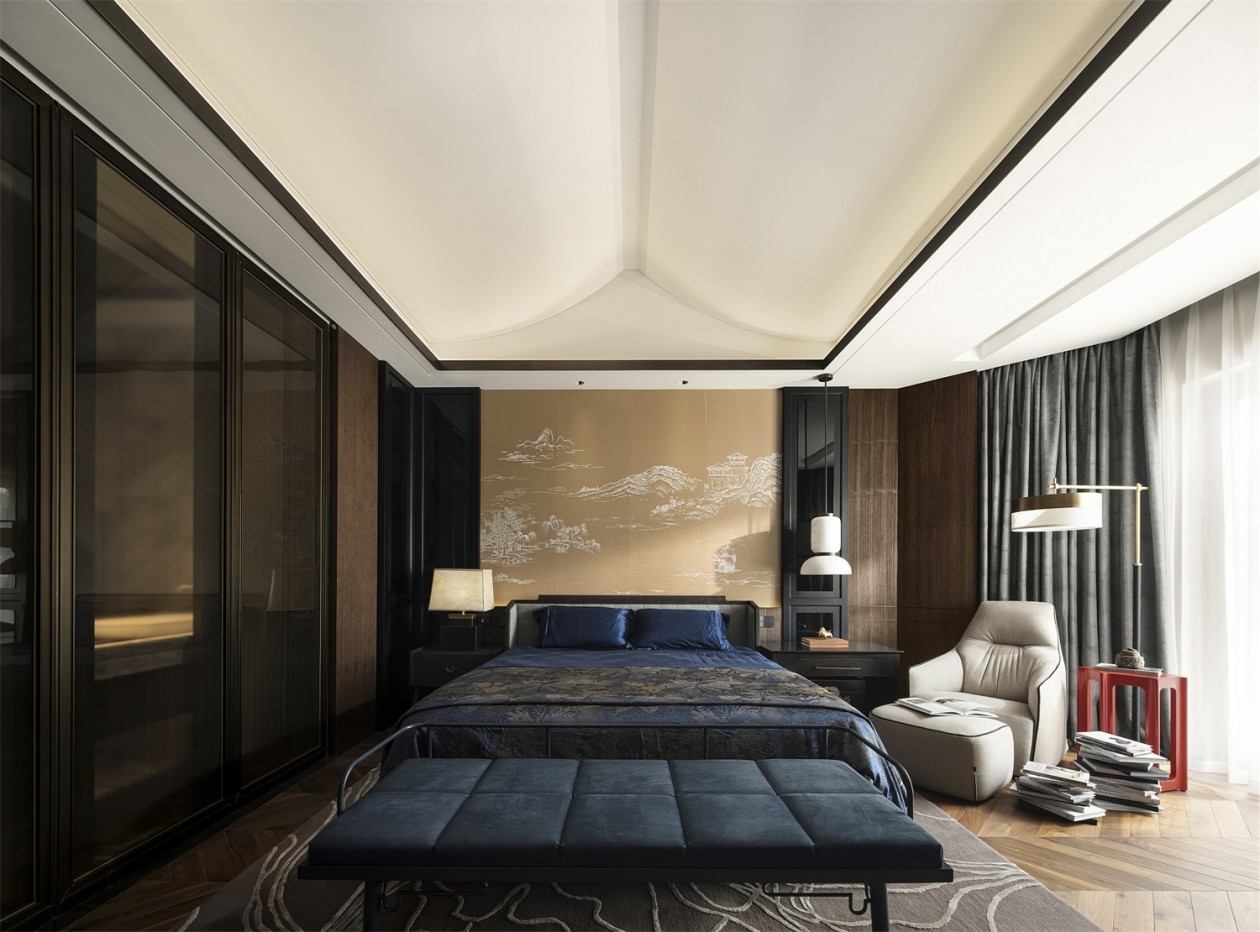 1200㎡整木定制新中式別墅,設計夢回大唐(圖17) 18.jpg