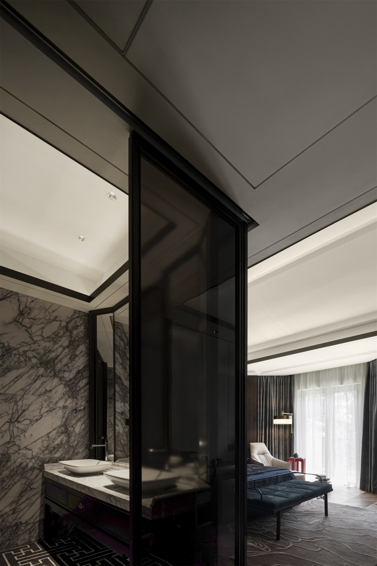 1200㎡整木定制新中式別墅,設計夢回大唐(圖19) 20.jpg