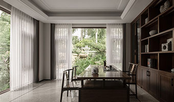800㎡新中式整木定制，花園別墅設(shè)計案例